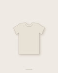 Boxy Tee in Bone — placeholder