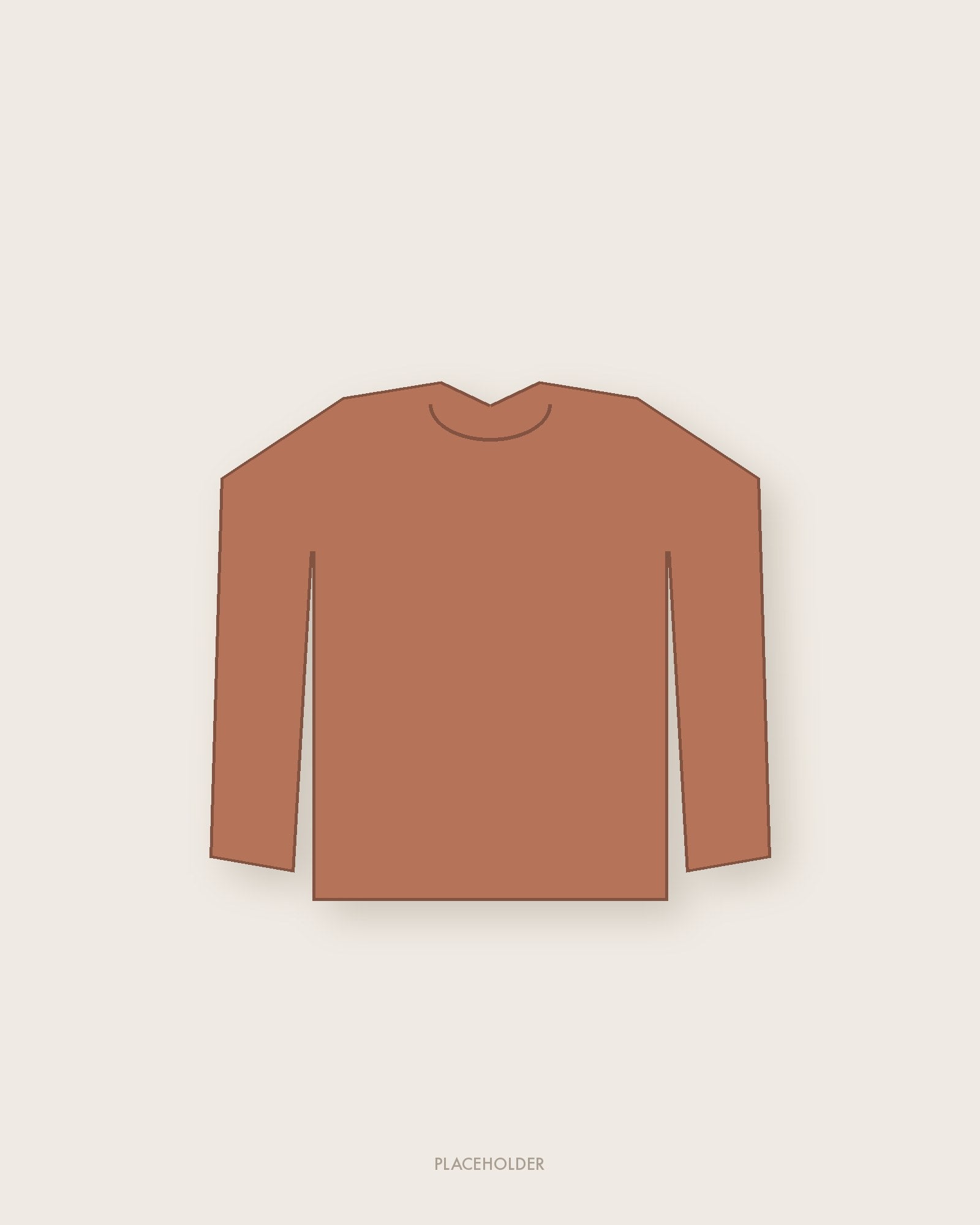 Crewneck Sweat in Terracotta — placeholder
