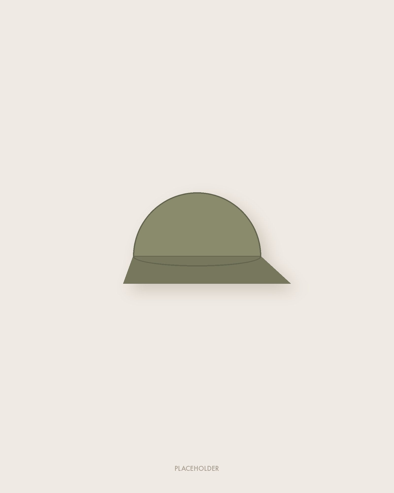 Embroidered Cap in Faded Olive — placeholder
