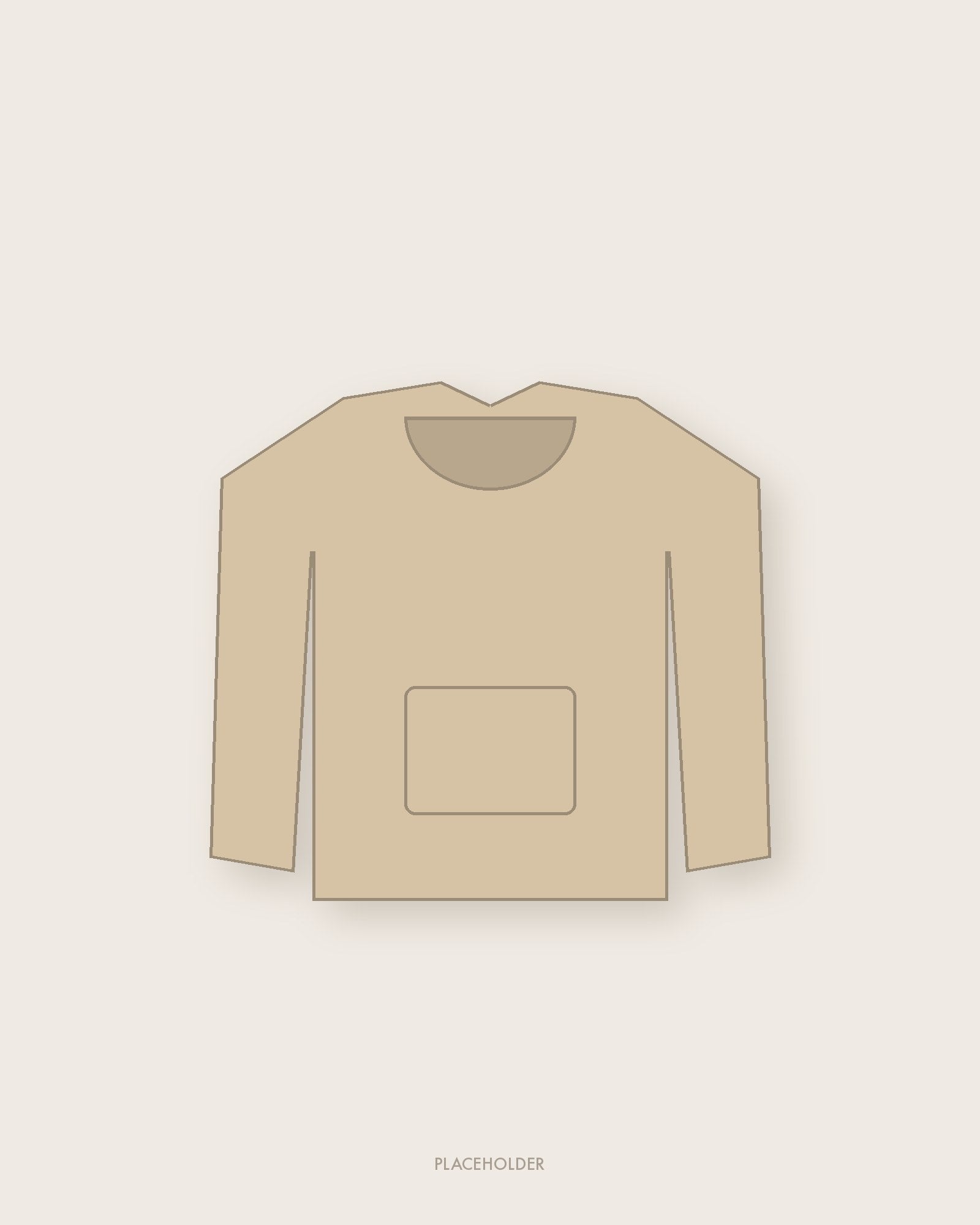 Heavyweight Hoodie in Sand — placeholder