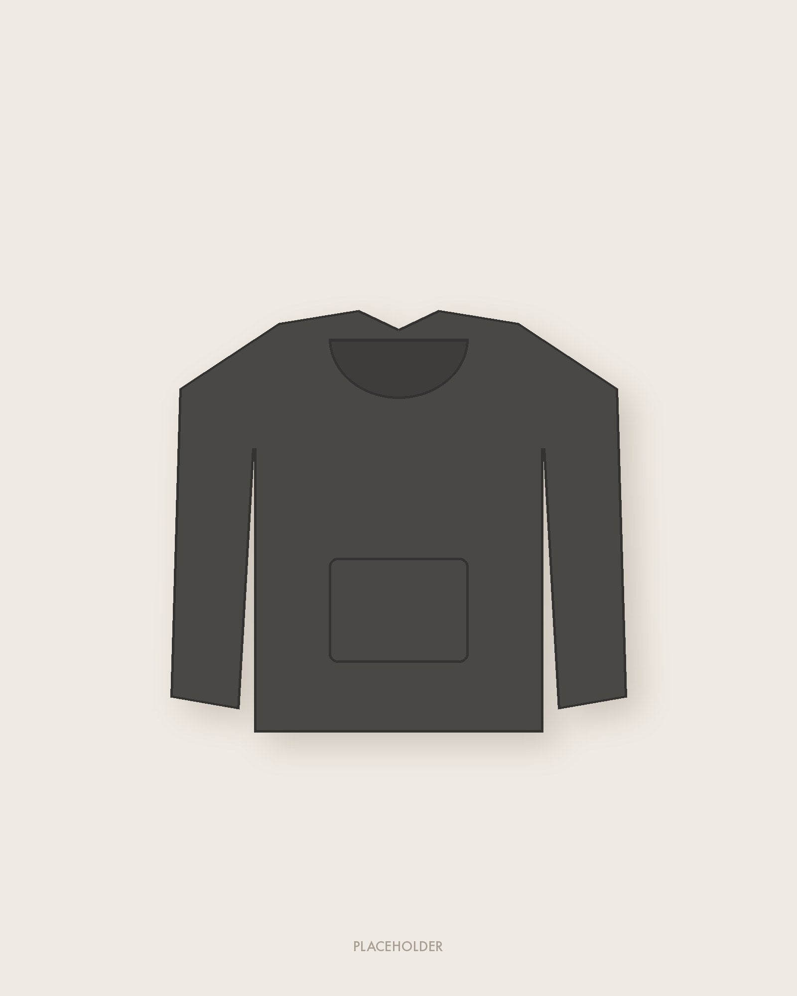Heavyweight Hoodie in Washed Charcoal — placeholder