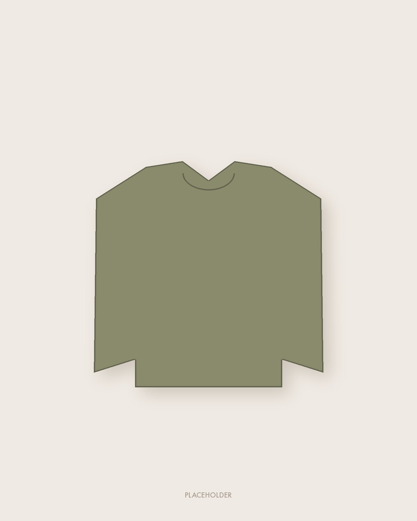 Long Sleeve Tee in Faded Olive — placeholder